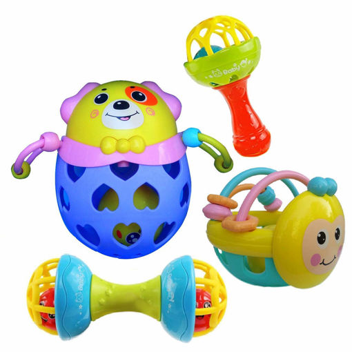 Picture of Pinnappo baby toy Roll Around 4 in 1 Rattle for Babies
